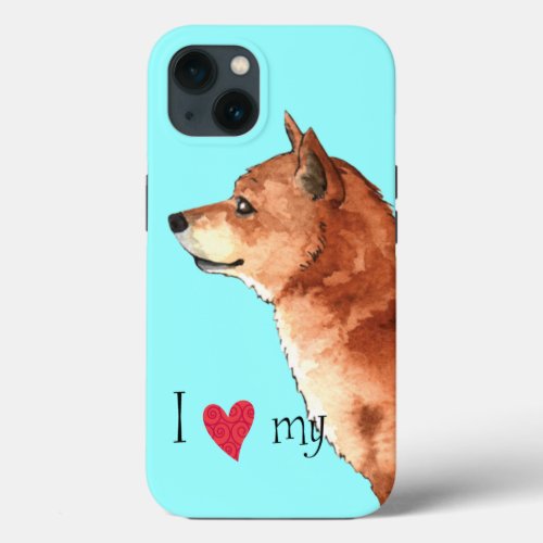 I Love my Shiba Inu iPhone 13 Case