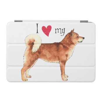 I Love My Shiba Inu Ipad Mini Cover by DogsInk at Zazzle