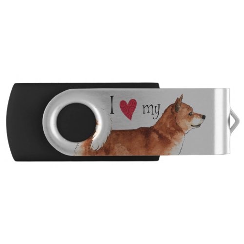 I Love my Shiba Inu USB Flash Drive
