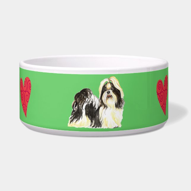 I Love my Shih Tzu Bowl (Right)