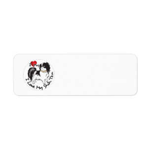 I Love My Shih Tzu Dog Label
