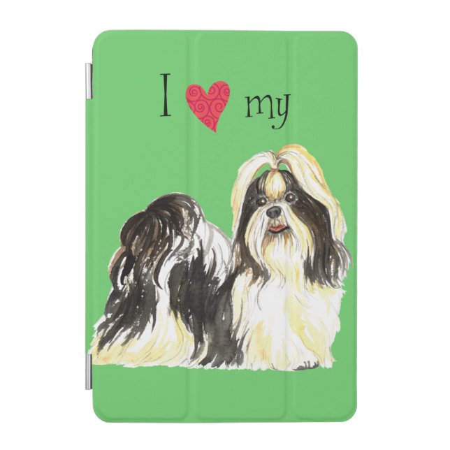 I Love my Shih Tzu iPad Mini Cover (Front)