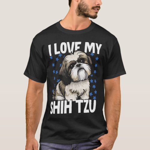 I Love My Shih Tzu T_Shirt