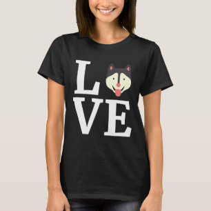 I Love My Siberian Husky Siberian Husky Dog T-Shirt