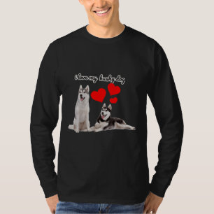 I Love My Siberian Husky T-Shirt
