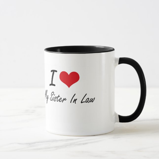 I Love My Sister-In-Law Mug (Right)