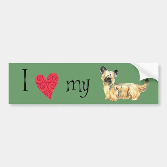 I Love my Skye Terrier Bumper Sticker (Front)