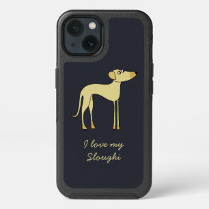 I love my Sloughi Dog Custom Phrase iPhone 13 Case