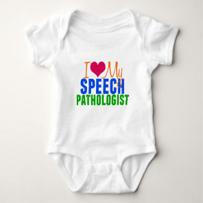 I Love My SLP Baby Bodysuit