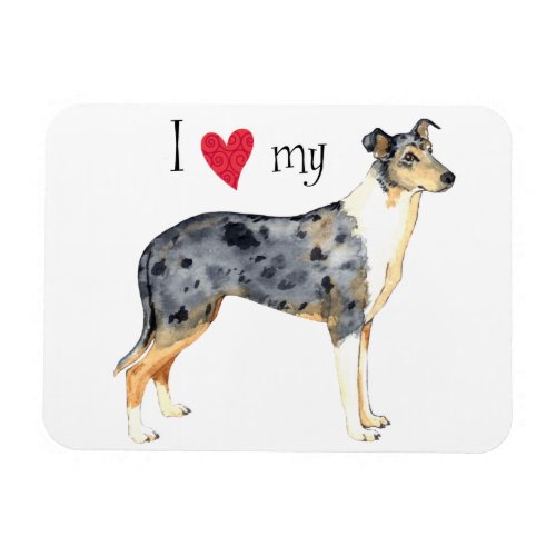 I Love my Smooth Collie Magnet