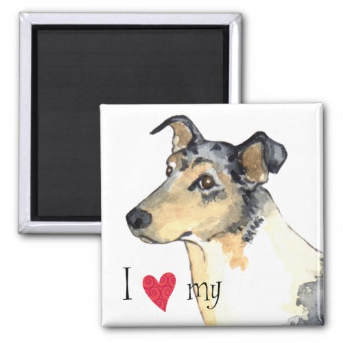 I Love my Smooth Collie Magnet
