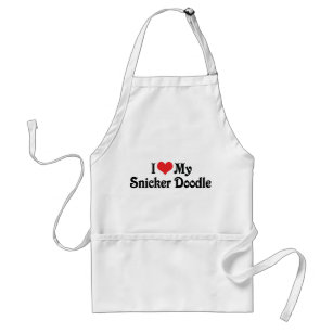 I Love My Snicker Doodle Adult Apron