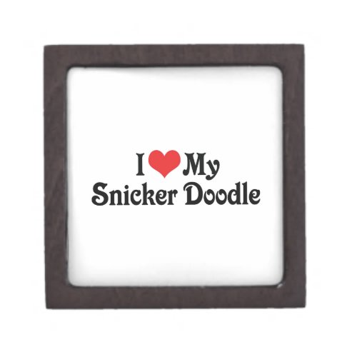 I Love My Snicker Doodle Keepsake Box