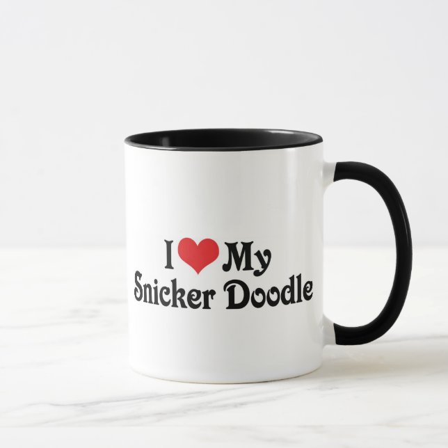 I Love My Snicker Doodle Mug (Right)