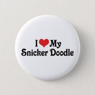 I Love My Snicker Doodle Pinback Button