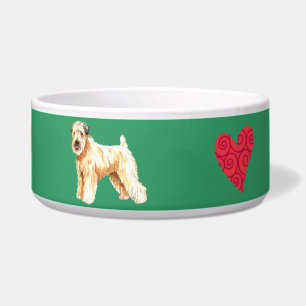 I Love my Soft Coated Wheaten Terrier Bowl
