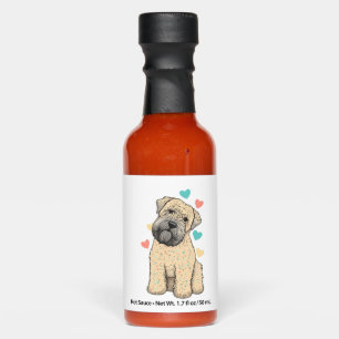 I Love My Soft Coated Wheaten Terrier Dog Heart Hot Sauces
