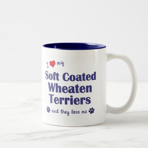 I Love My Soft Coated Wheaten Terrier Multi Dogs Two_Tone Coffee Mug