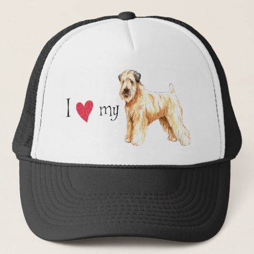 I Love my Soft Coated Wheaten Terrier Trucker Hat