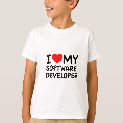 I love my Software Developer T_Shirt