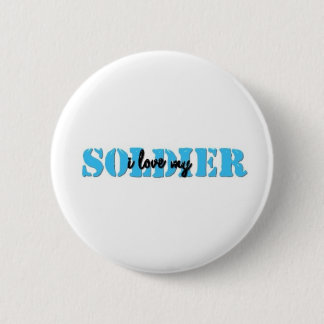 I love my solider pinback button