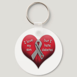 I love my son but Hate Diabetes Keychain