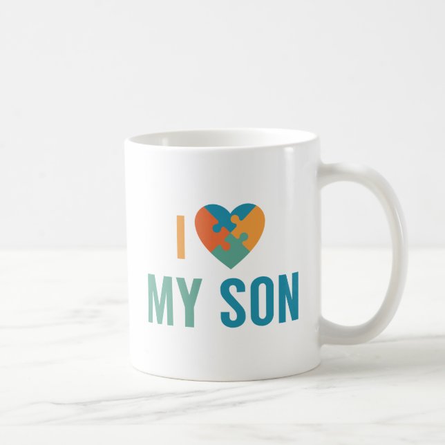 I Love My Son Coffee Mug (Right)