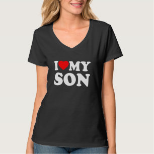 I Love My Son Heart T-Shirt