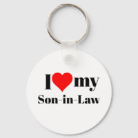 I Love My Son-in-law Keychain
