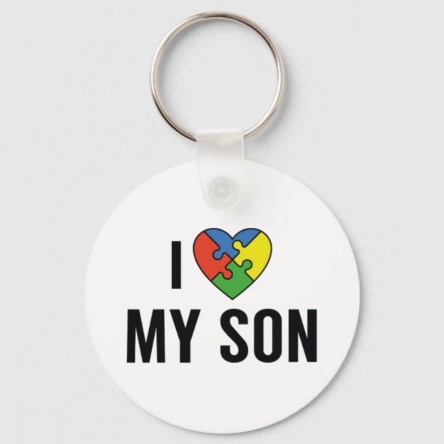 I Love My Son Keychain (Front)