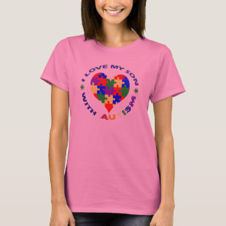 I love my SON with Autism long sleeved T T-Shirt