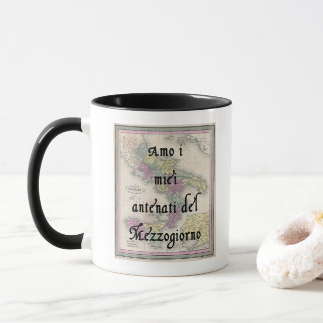 I Love My Southern Italian Ancestors Mug (With Donut)