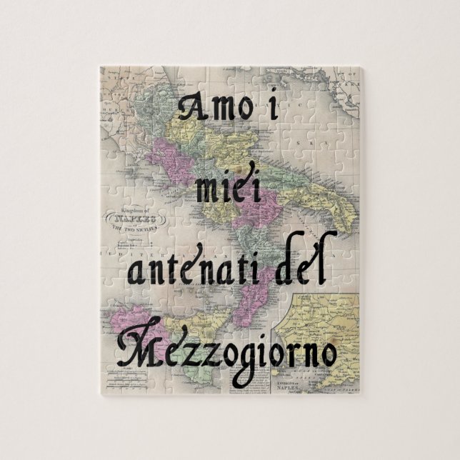 I love My Southern Italian Ancestors Puzzle (Vertical)