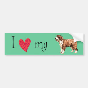 I Love my Spanish Water Dog Bumper Sticker