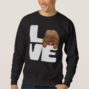 I Love My Spanish Water Dog Dog Sweatshirt