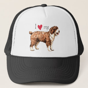 I Love my Spanish Water Dog Trucker Hat