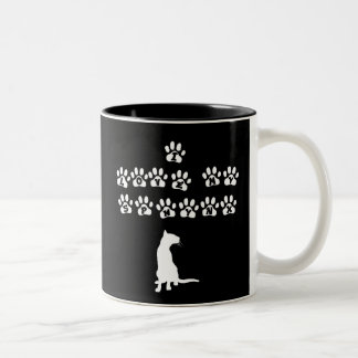 I Love My Sphynx--White Text Two-Tone Coffee Mug
