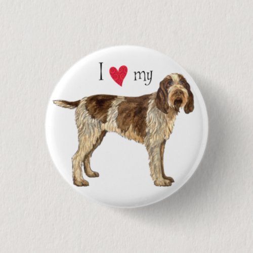 I Love my Spinone Italiano Button