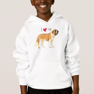 I Love my St. Bernard Hoodie