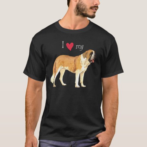 I Love my St Bernard T_Shirt