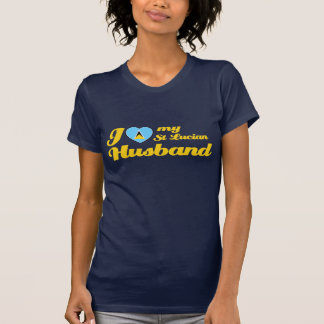 I love my St Lucian Husband T-Shirt