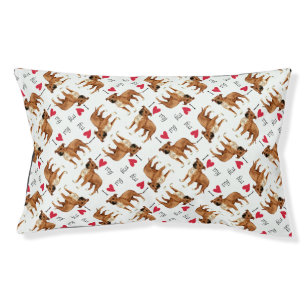 I Love my Staffordshire Bull Terrier Pet Bed