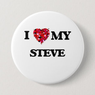 I love my Steve Pinback Button