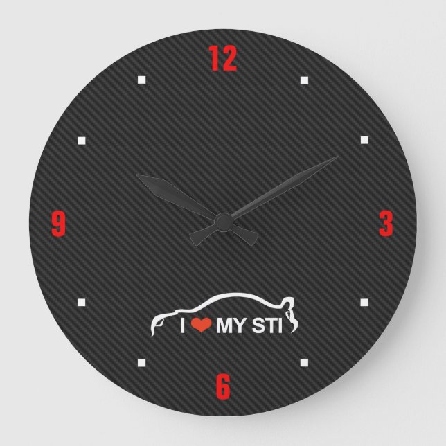 I love my STI Large Clock (Front)