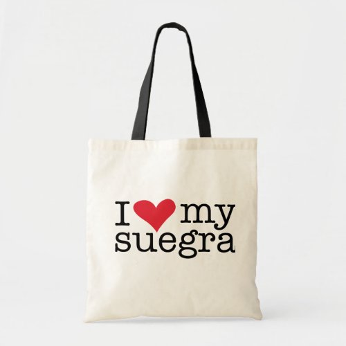 I Love My Suegra Mother In Law Tote Bag