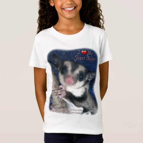 I Love my Sugar Glider t_shirt _ Cutest Glider