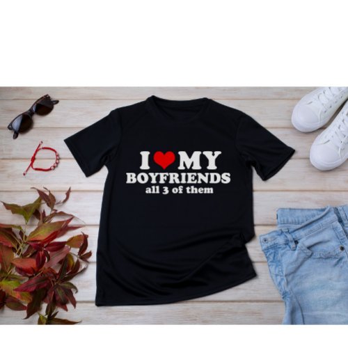 I Love my super boyfriends T_Shirt