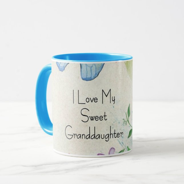 I Love My Sweet Granddaughter Mug (Front Left)