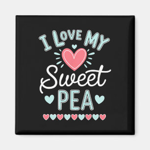 I Love My Sweet Pea Cute Mothers Day  Magnet