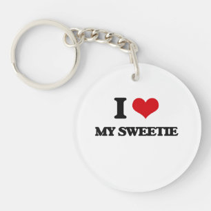 I love My Sweetie Keychain